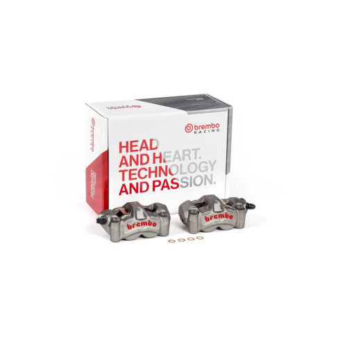 Pinza de freno delantero radial BREMBO UPGRADE M50 4 pistones Ø30 mm