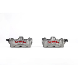 Pinza de freno delantero radial BREMBO UPGRADE M50 4 pistones Ø30 mm 2