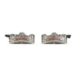 Juego de pinzas de freno delanteras radiales BREMBO UPGRADE GP4-MS 4 pistones Ø3mm 2