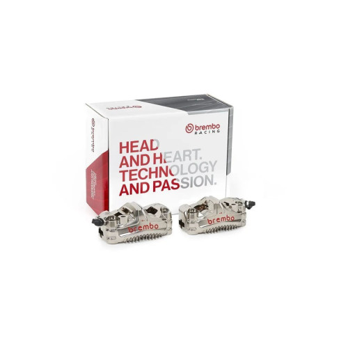 Juego de pinzas de freno delanteras axiales BREMBO UPGRADE GP4-MS 4 pistones Ø30mm