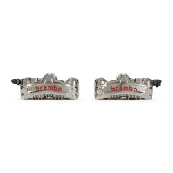 Juego de pinzas de freno delanteras axiales BREMBO UPGRADE GP4-MS 4 pistones Ø30mm 2