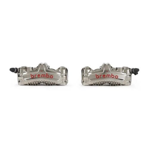 Juego de pinzas de freno delanteras axiales BREMBO UPGRADE GP4-MS 4 pistones Ø30mm