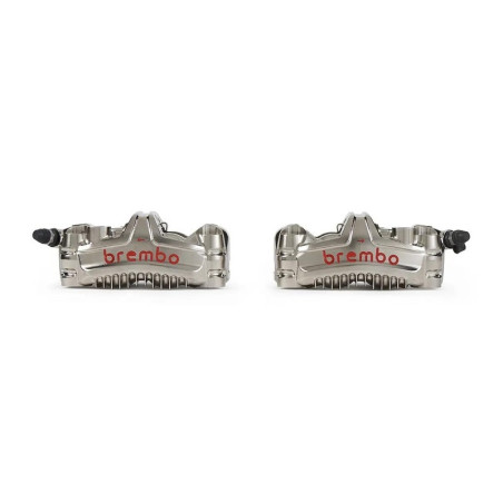 Juego de pinzas de freno delanteras axiales BREMBO UPGRADE GP4-MS 4 pistones Ø30mm