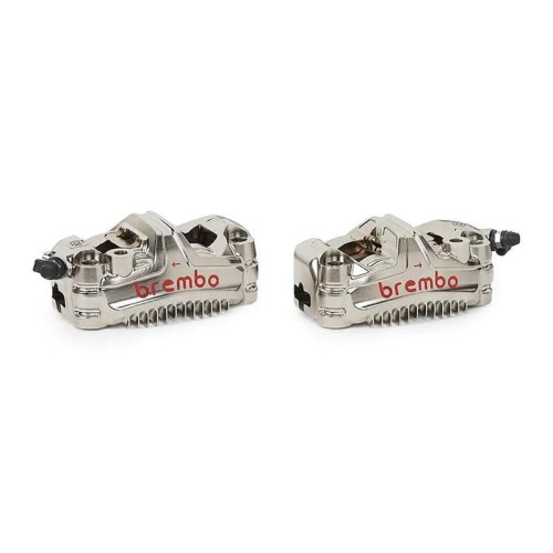 Juego de pinzas de freno delanteras axiales BREMBO UPGRADE GP4-MS 4 pistones Ø30mm