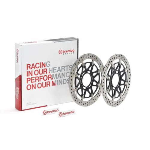 Juego de discos de freno BREMBO UPGRADE T-Drive redondo flotante - pareja