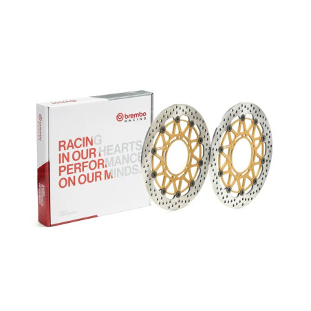 Juego de discos de freno BREMBO UPGRADE Supersport redondo flotante - pareja