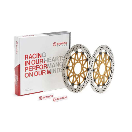 Juego de discos de freno BREMBO UPGRADE Supersport redondo flotante - pareja