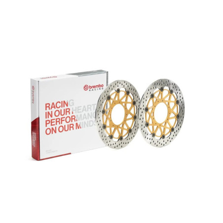 Juego de discos de freno BREMBO UPGRADE Supersport redondo flotante - pareja
