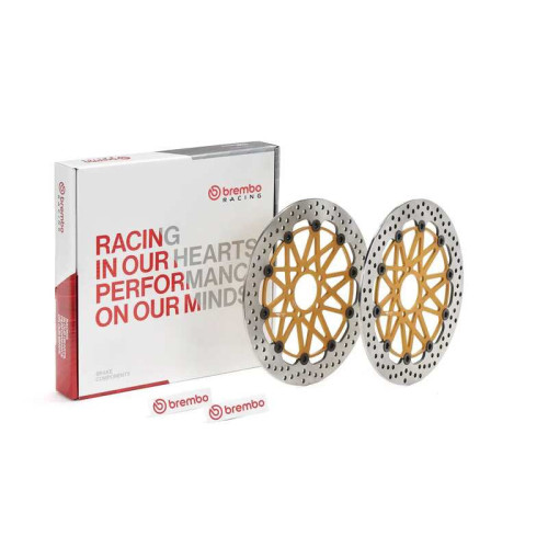 Juego de discos de freno BREMBO UPGRADE Supersport redondo flotante - pareja