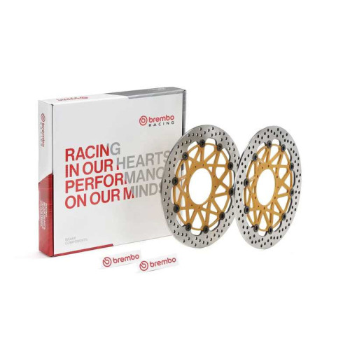 Juego de discos de freno BREMBO UPGRADE Supersport redondo flotante - pareja