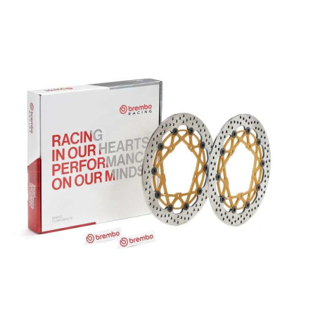 Juego de discos de freno BREMBO UPGRADE Supersport redondo flotante - pareja