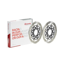 Juego de discos de freno BREMBO UPGRADE T-Drive redondo flotante - pareja