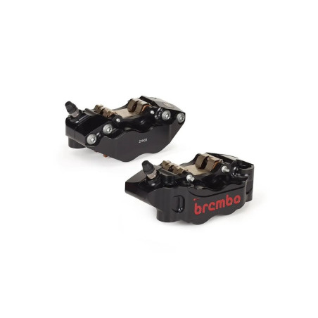 Par de pinzas de freno delantero radiales BREMBO UPGRADE GP4-RB 4 pistones Ø30/34 mm