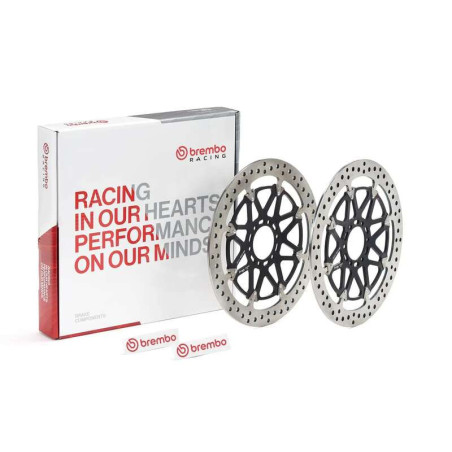 Juego de discos de freno BREMBO UPGRADE T-Drive redondo flotante - pareja