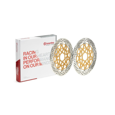 Juego de discos de freno BREMBO UPGRADE Supersport redondo flotante - pareja