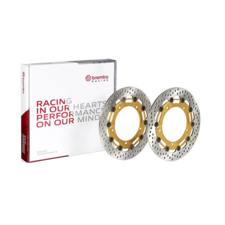 Juego de discos de freno BREMBO UPGRADE Supersport redondo flotante - pareja