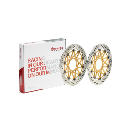 Juego de discos de freno BREMBO UPGRADE Supersport redondo flotante - pareja