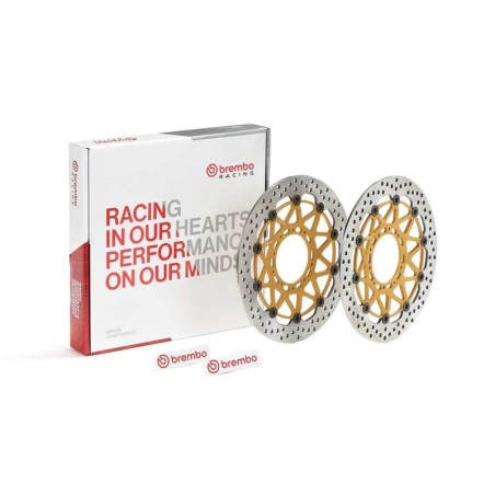 Juego de discos de freno BREMBO UPGRADE Supersport redondo flotante - pareja
