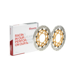 Juego de discos de freno BREMBO UPGRADE Supersport redondo flotante - pareja
