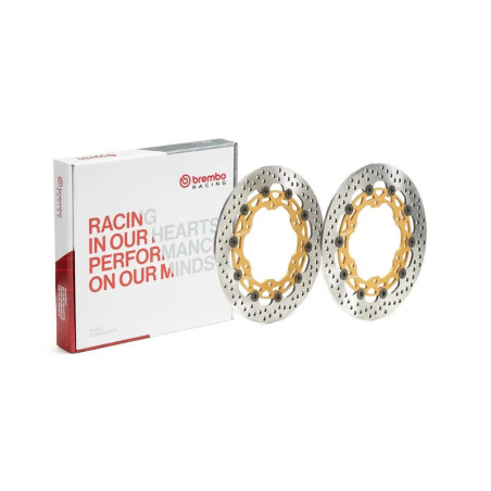 Juego de discos de freno BREMBO UPGRADE Supersport redondo flotante - pareja