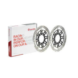 Juego de discos de freno BREMBO UPGRADE T-Drive redondo flotante - pareja