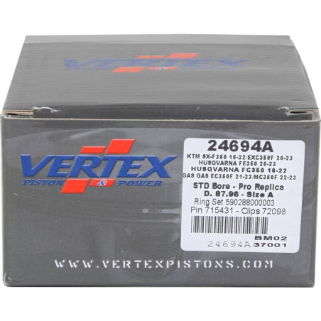 Pistón VERTEX Replica forjado