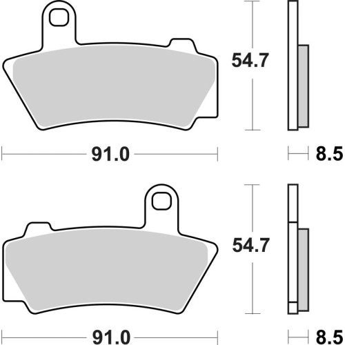 Pastillas de freno sinterizadas BREMBO - 07BB40SA