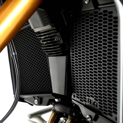 Protector de radiador R&G RACING Pro - negro