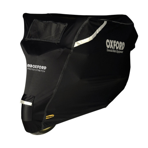 Funda de moto para exterior OXFORD Protex Stretch - Moto / Scooter - Negro - S