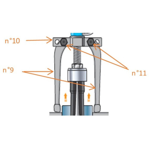 Recambios NTN K2 para extractor de rodamientos 5-44