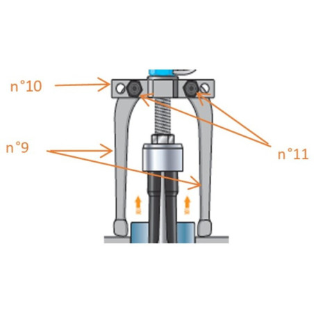 Recambios NTN K2 para extractor de rodamientos 5-44