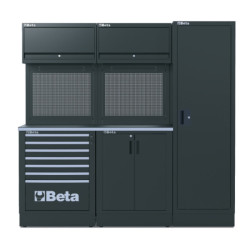 Combinación de mobiliario BETA para taller RSC50 2.0 con 223 herramientas