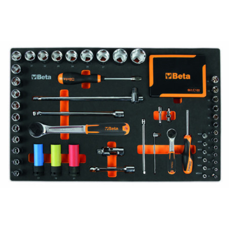 Combinación de mobiliario BETA para taller RSC50 2.0 con 223 herramientas