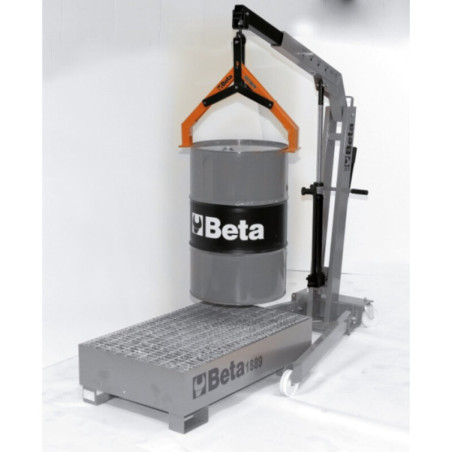 Pinza BETA para manipulación de barriles