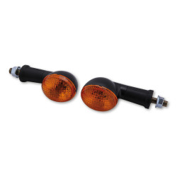 Intermitentes HIGHSIDER smart OVAL Mini - negro