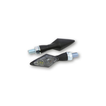 Intermitentes/luz de posición LED HIGHSIDER pro PEN HEAD DOUBLE 2en1 - negro