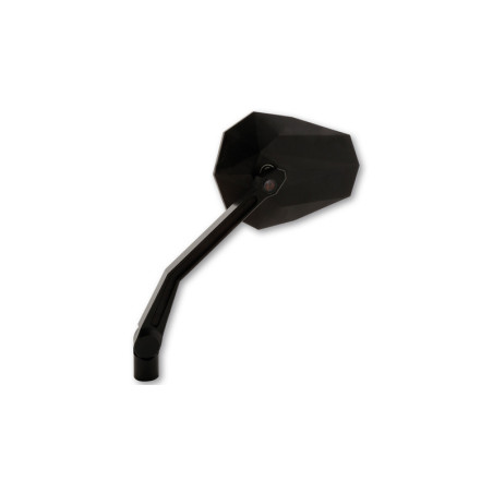 Retrovisor de manillar HIGHSIDER pro Stealth -X2 - con intermitentes LED - negro - Pareja