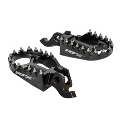 Estriberas RFX Pro Series aluminio CNC - negro