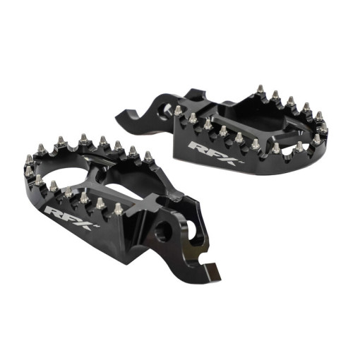 Estriberas RFX Pro Series aluminio CNC - negro