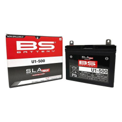 Batería BS BATTERY SLA Max sin mantenimiento activada en fábrica - U1-500 FA - ATV, UTV, SSV, Jardinería 2