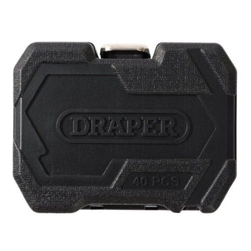 Juego de vasos y puntas métricas DRAPER HI-TORQ® 1/4" Sq. Dr. - 40 pcs