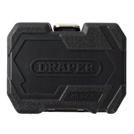 Juego de vasos y puntas métricas DRAPER HI-TORQ® 1/4" Sq. Dr. - 40 pcs
