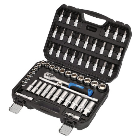 Juego de vasos y puntas métricas DRAPER HI-TORQ® - 3/8" Sq. Dr. - 58 pcs