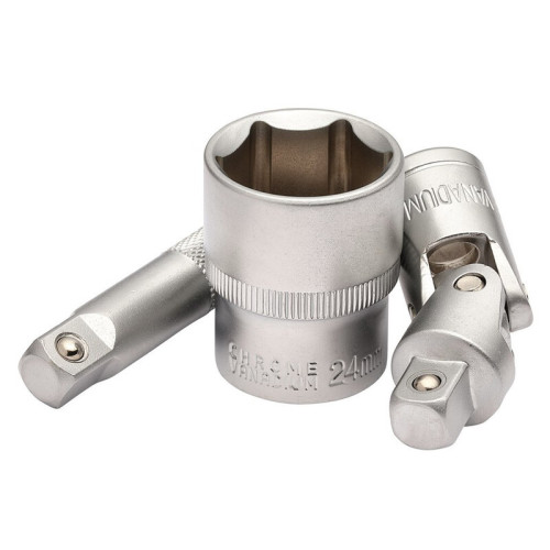 Juego de vasos y puntas métricas DRAPER HI-TORQ® - 3/8" Sq. Dr. - 58 pcs