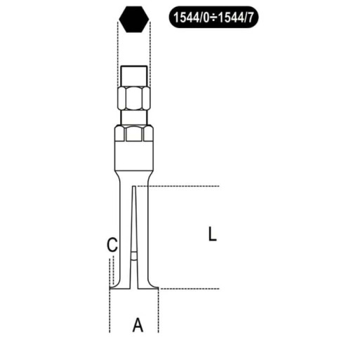 Expansor de sectores para interiores BETA TOOLS