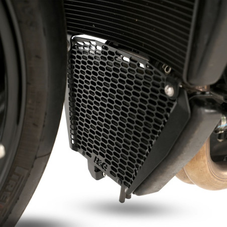 Protector de radiador de aceite R&G RACING Pro - aluminio