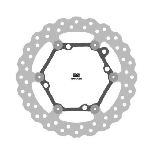 Disco de freno NG BRAKES ondulado flotante