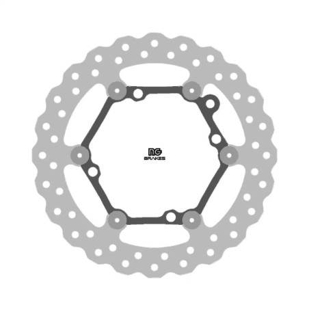 Disco de freno NG BRAKES ondulado flotante