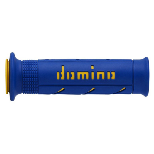 Puños racing DOMINO super soft 126mm negro/azul A25041C4840