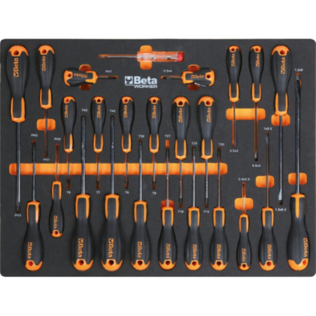 Combinación de mobiliario BETA para taller C45PRO 2.0 W con 268 herramientas